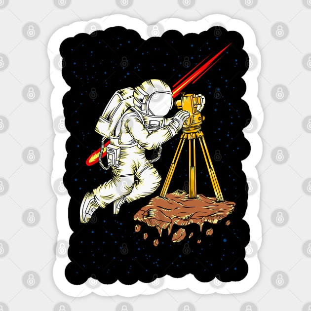 Space Surveyor Sticker by AZMTH CLOTHING